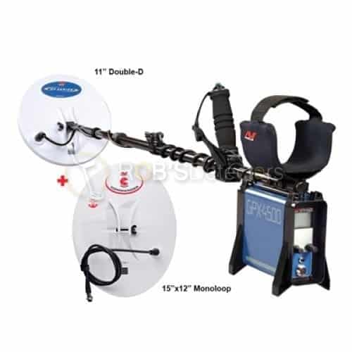 Minelab GPX 5000 Metal Detector with 2 Searchcoils