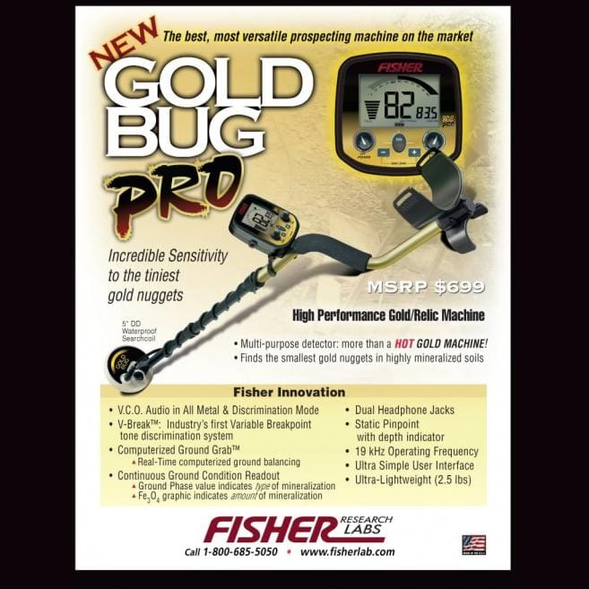 Fisher Gold Bug Pro Metal Detector