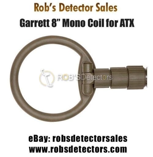 8" Mono Searchcoil for Garrett ATX Metal Detector