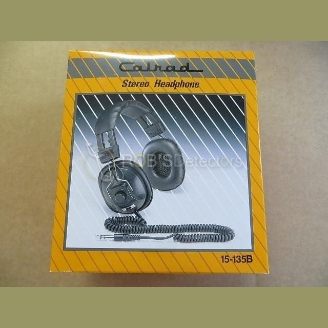 New Calrad Stereo Headphones for Metal Detectors w Right Angle Plug for sale online 