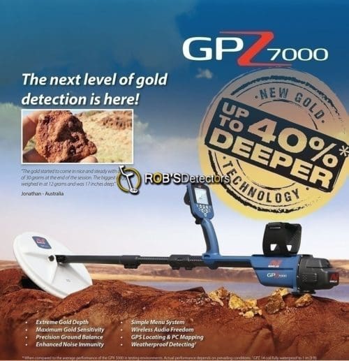 Minelab GPZ 7000 Metal Detector & 19″ Searchcoil