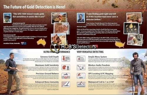 Minelab GPZ 7000 Metal Detector for Gold – ZVT Technology