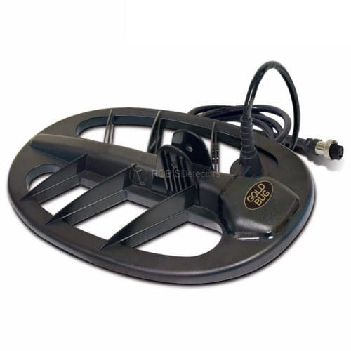 Fisher 11″ Solid Biaxial DD Black Elliptical Coil for Gold Bug