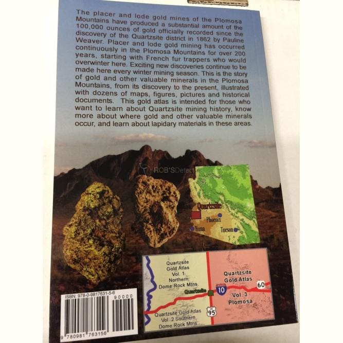 Gold Atlas of Quartzsite, Arizona Vol. 3 – Plomosa Mountains