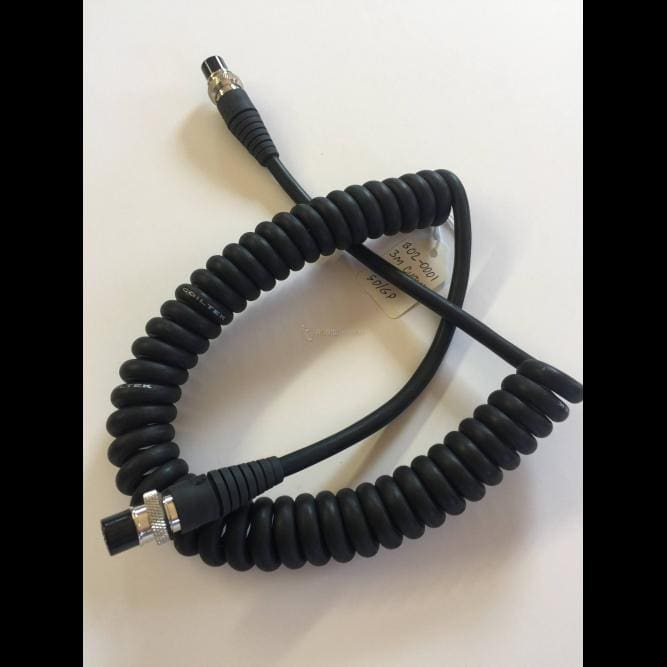 Coiltek 4-pin Heavy Duty Curly Power Cord for Minelab SD or GP series