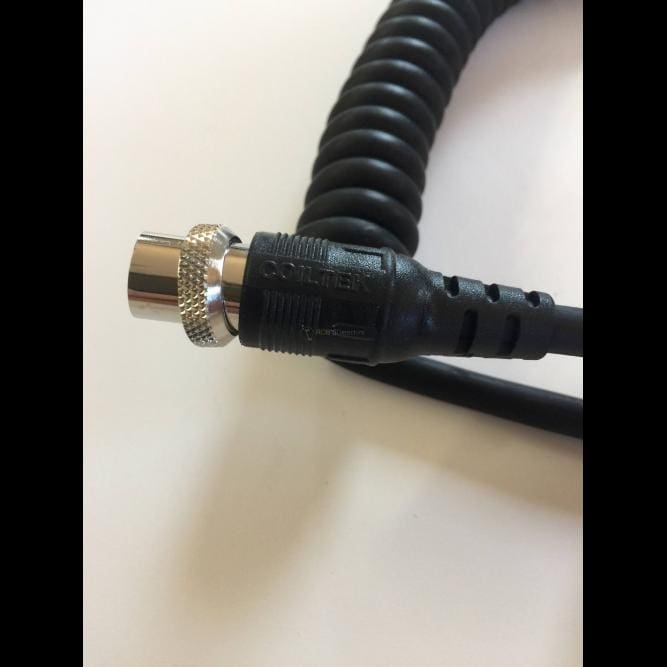 Coiltek 5-pin Curly Power Cord for the Minelab GPX series