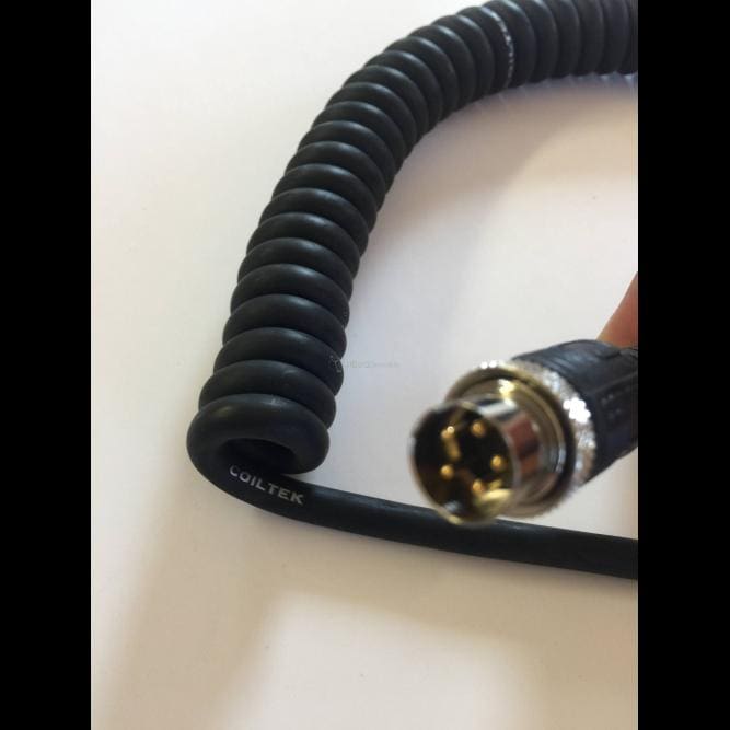 Coiltek 5-pin Curly Power Cord for the Minelab GPX series
