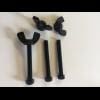 2" Black Nylon Nut and Bolt Kit - Image 2