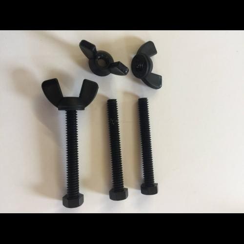 2″ Black Nylon Nut and Bolt Kit