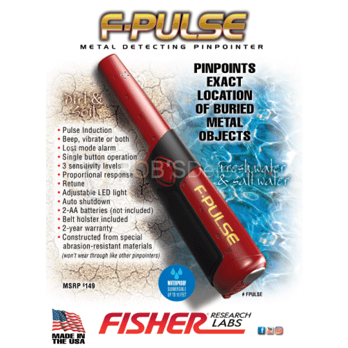 Fisher F-Pulse Waterproof Metal Detecting Pinpointer
