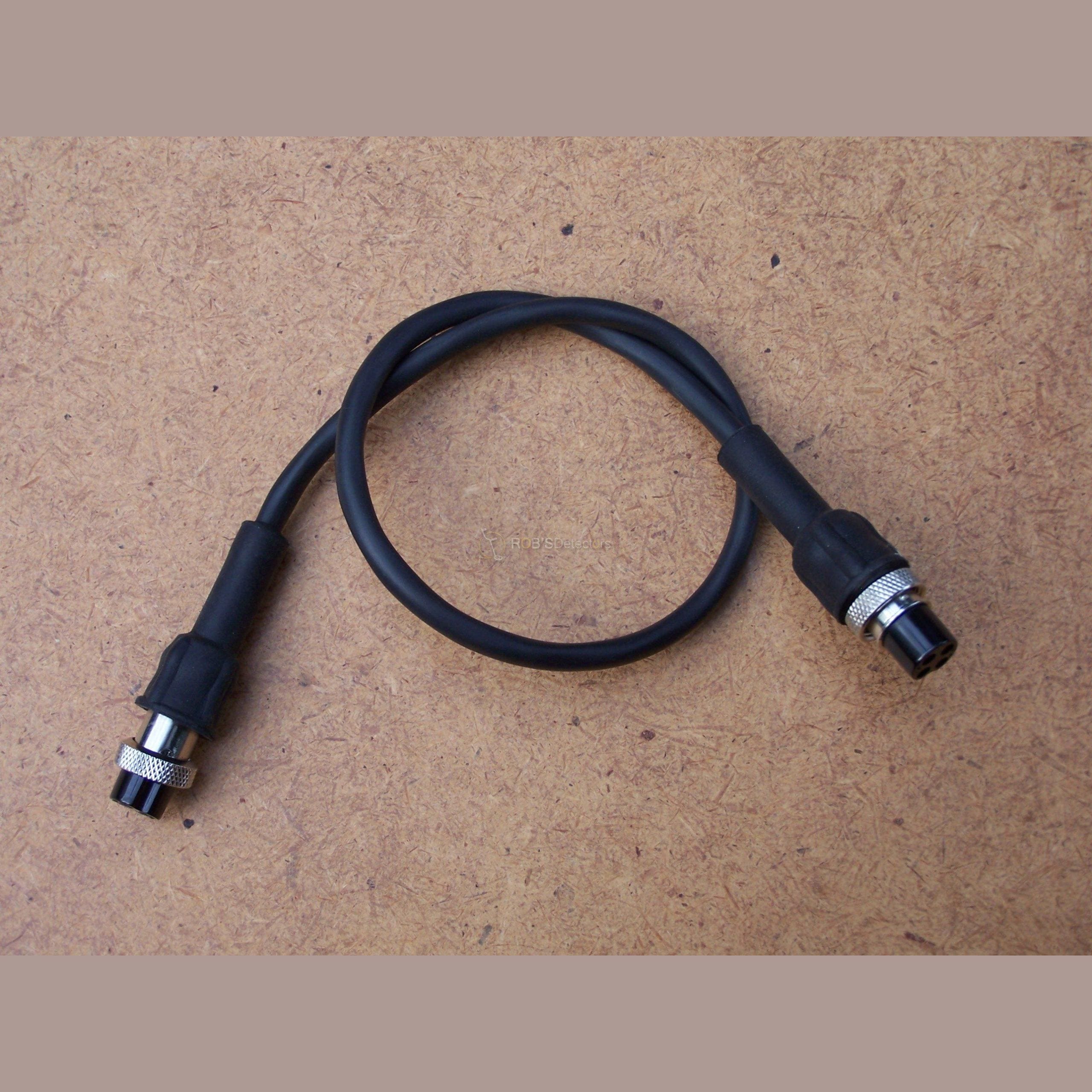 Miner John 20″ Short Power Cord for Minelab SD/GP – 4 pin