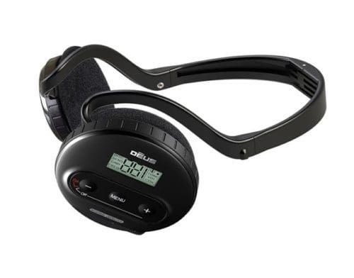 XP DEUS With WS4 Backphone Headphone + Remote + 9.5″ Elliptical High Frequency Search Coil