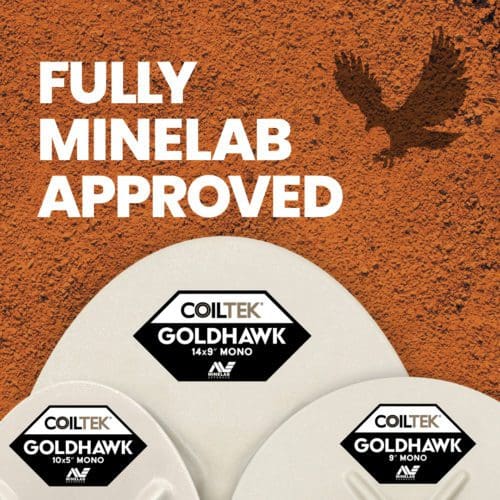 Coiltek GOLDHAWK 14×9″ Mono Searchcoil for the Minelab GPX 6000