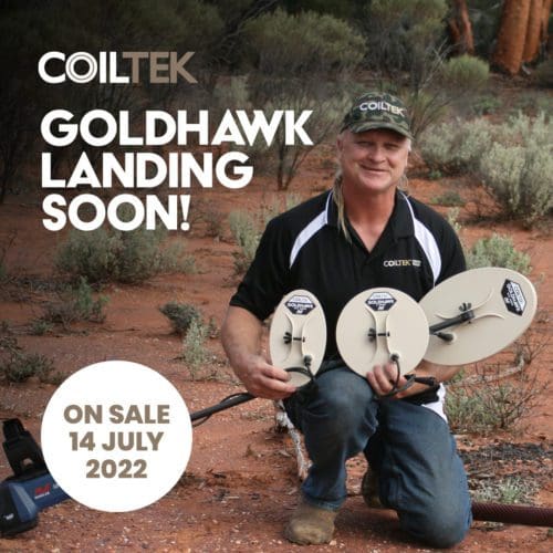 Coiltek GOLDHAWK 9″ Round Searchcoils for Minelab GPX 6000