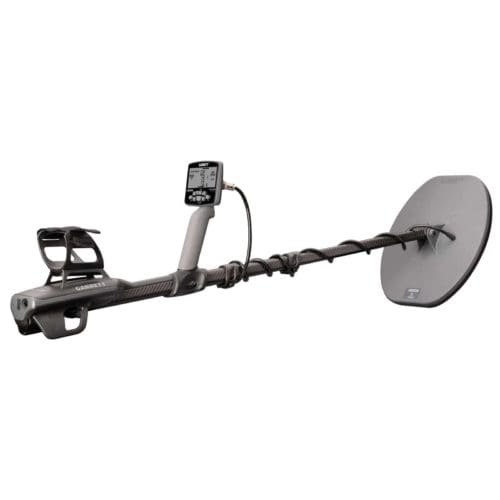 Garrett Axiom Metal Detector with 13″ DD, 11″ Mono Searchcoils & MS-3 Headphones