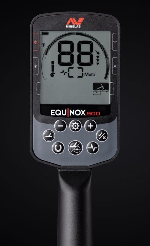 Minelab Equinox 900 Metal Detector with 6″ & 11″ Searchcoils