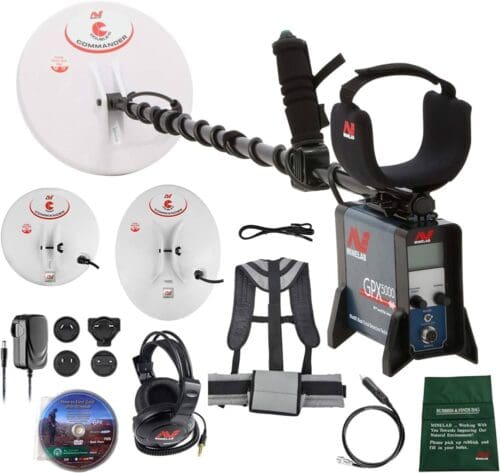 Minelab GPX 5000 Metal Detector – 2 Searchcoils